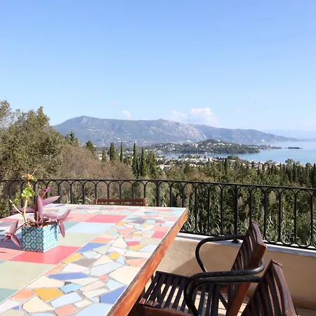 ヴィラ Casa T With Amazing Views In Corfu